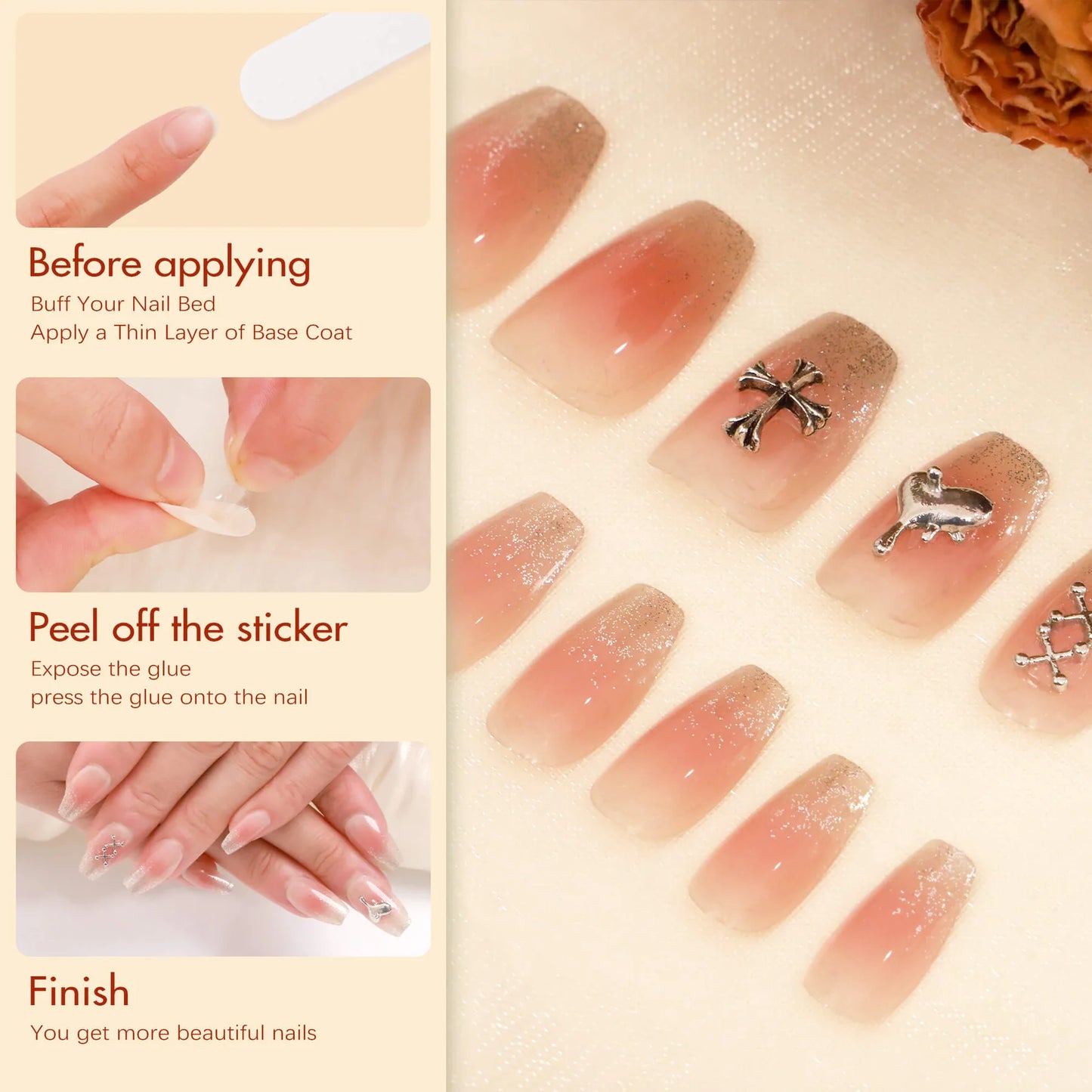 PRESS-ON Nails: FlowStars