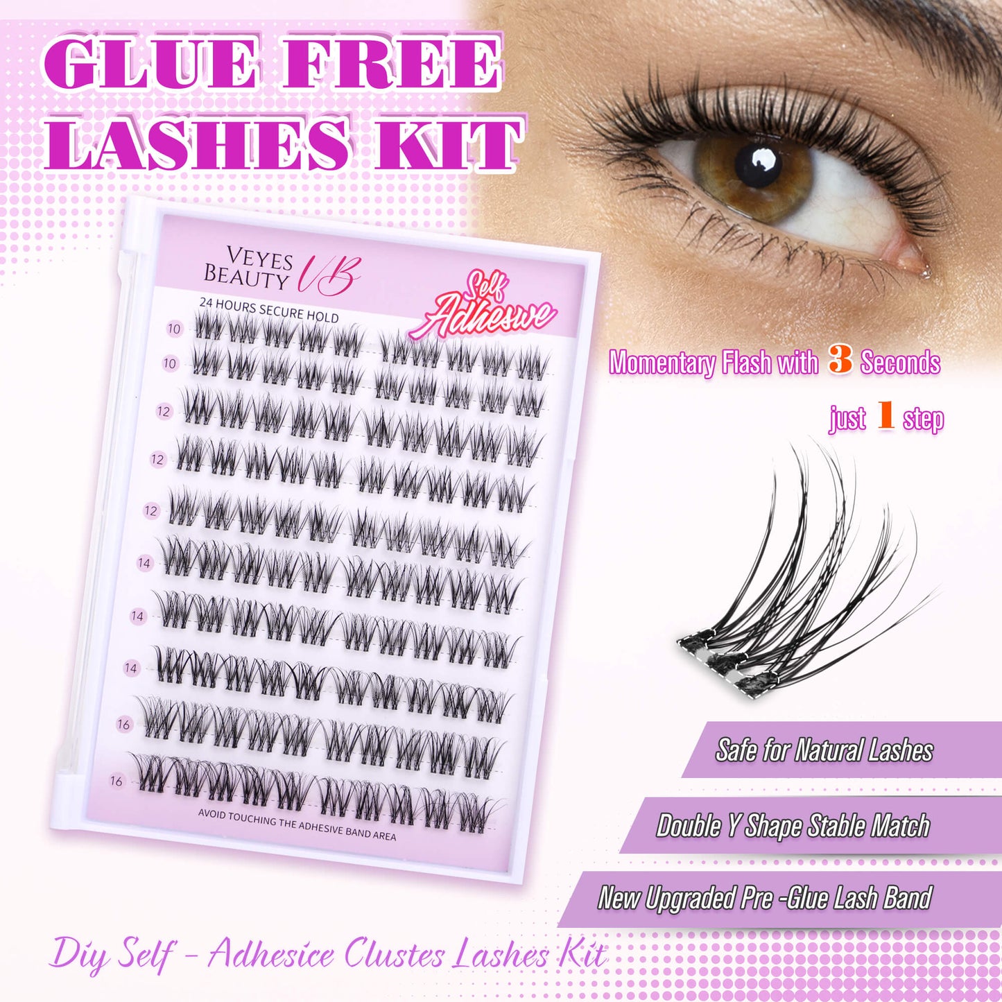 Self Adhesive Lashes-Soft Trio